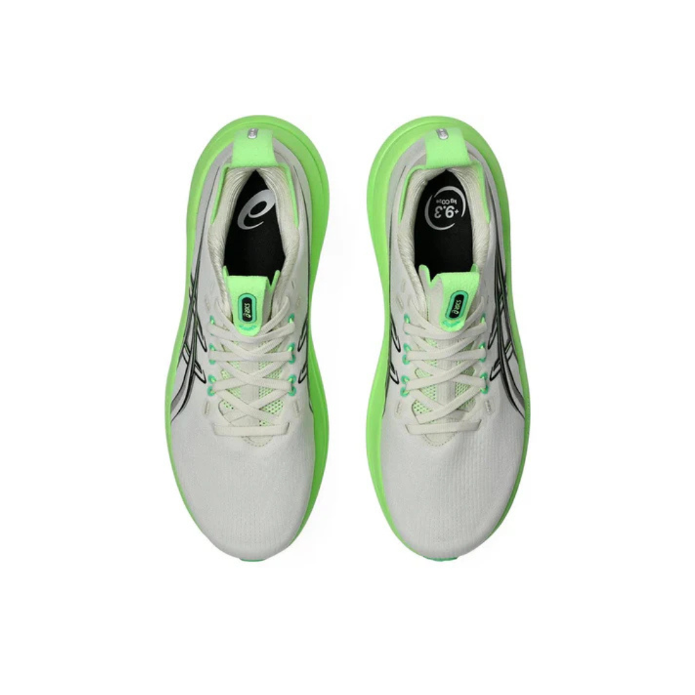 ASICS GEL-NIMBUS 28 Cream Black Neon Green