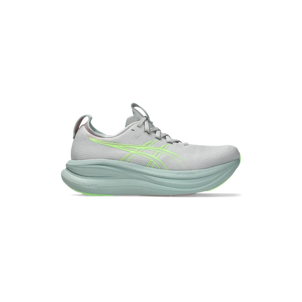ASICS GEL-NIMBUS 28 Cloud Grey Illuminate Green