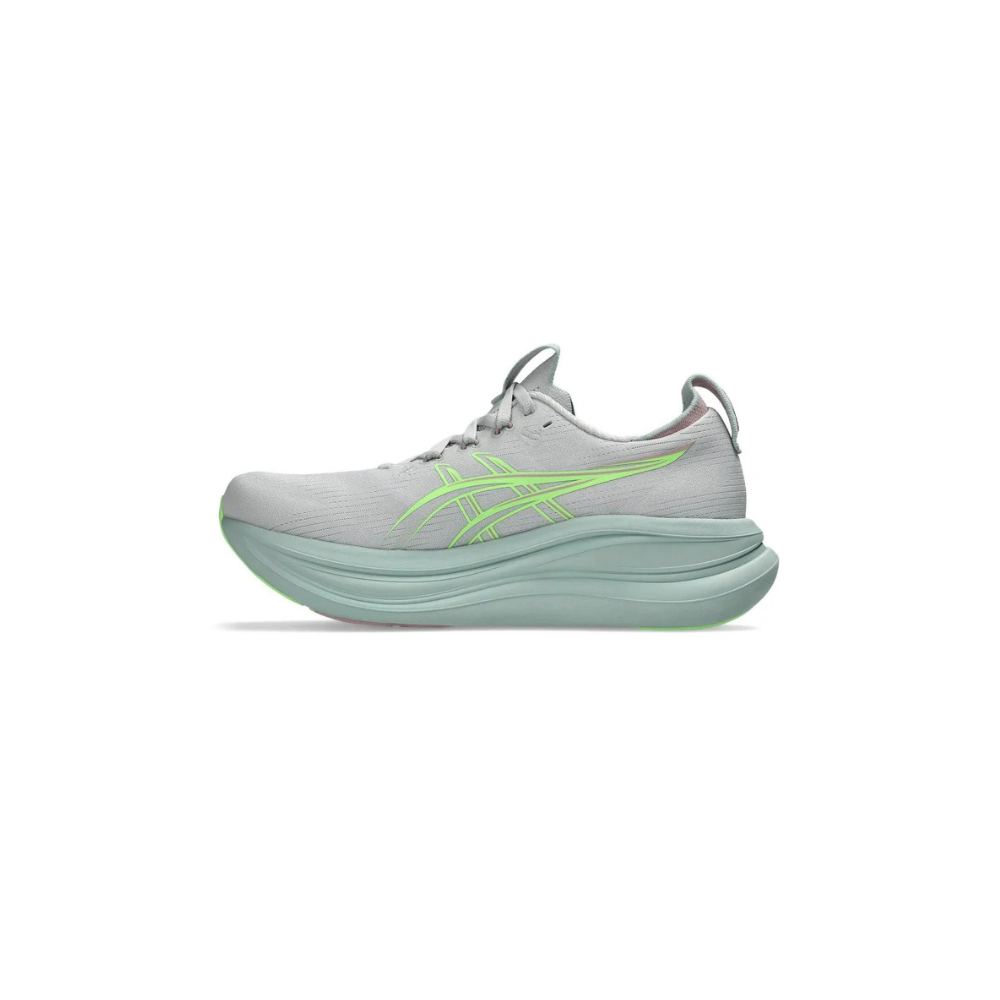 ASICS GEL-NIMBUS 28 Cloud Grey Illuminate Green