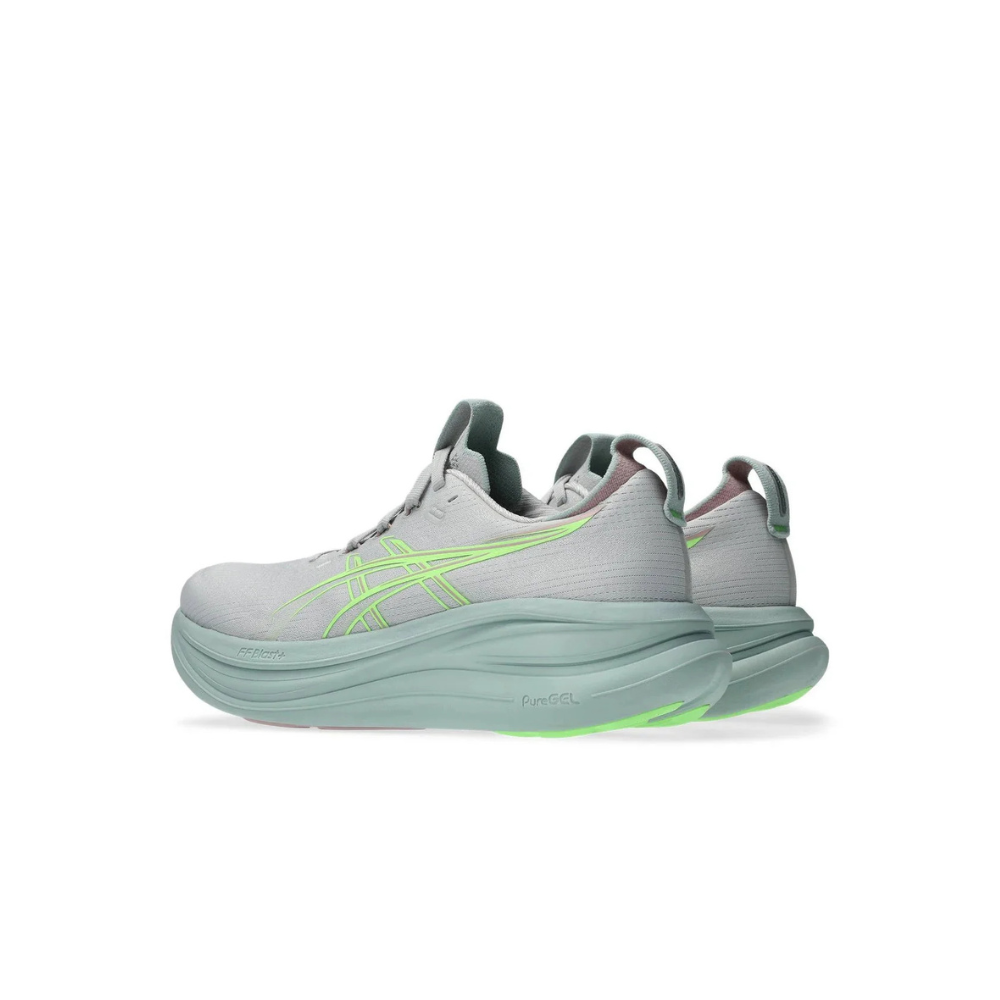 ASICS GEL-NIMBUS 28 Cloud Grey Illuminate Green