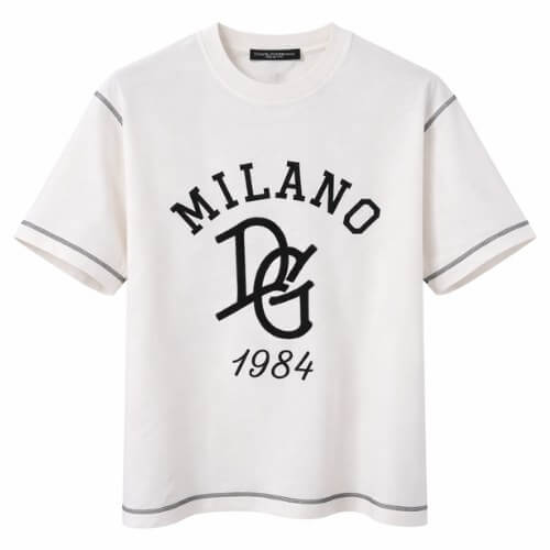 Dolce & Gabbana Milano 1984 Cotton T-Shirt White