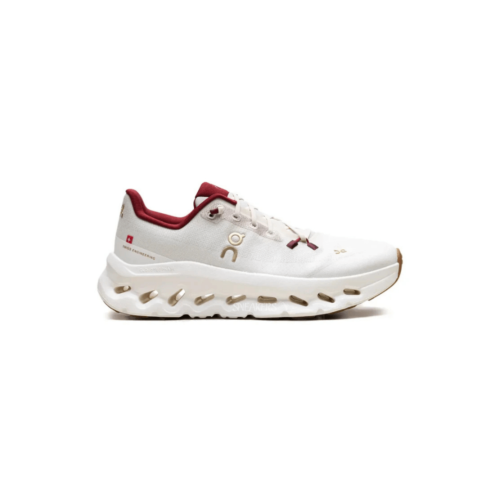On Cloudtilt lifestyle shoe white and red unisex