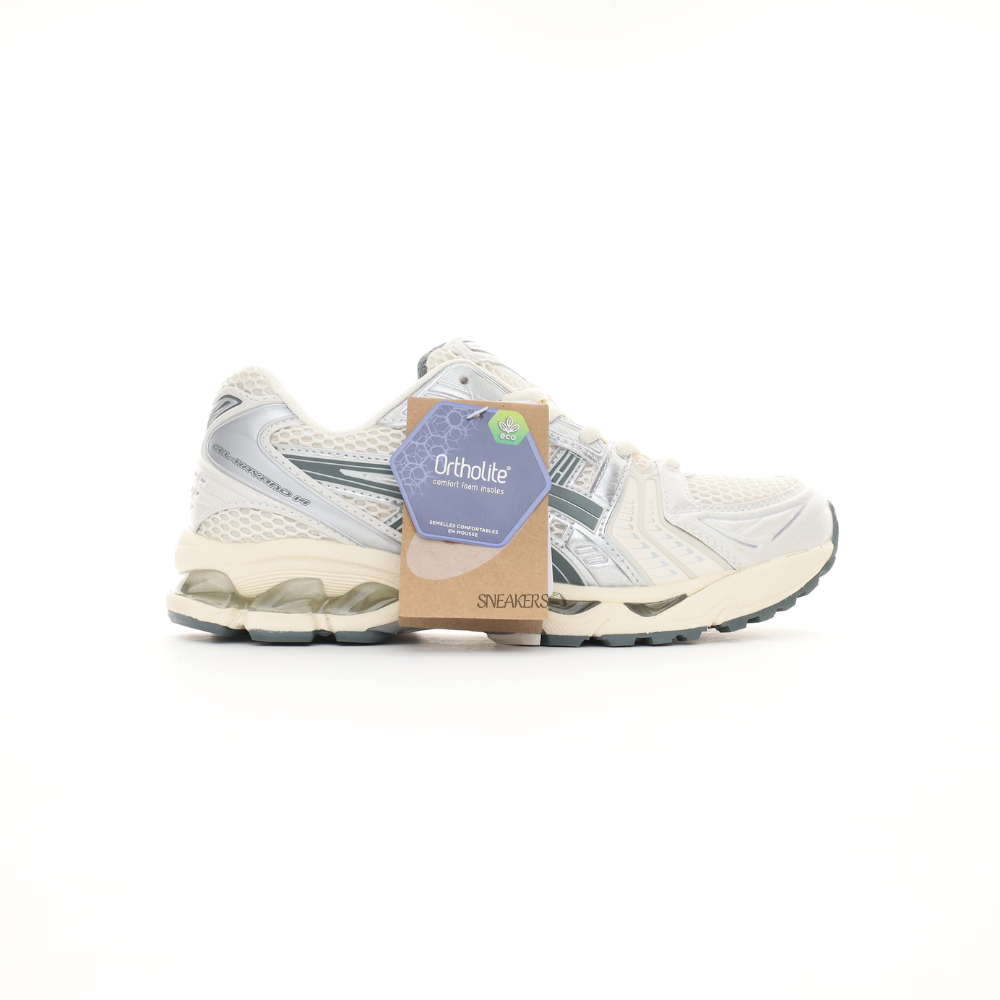 ASICS GEL-Kayano 14 White Cream Silver Grey