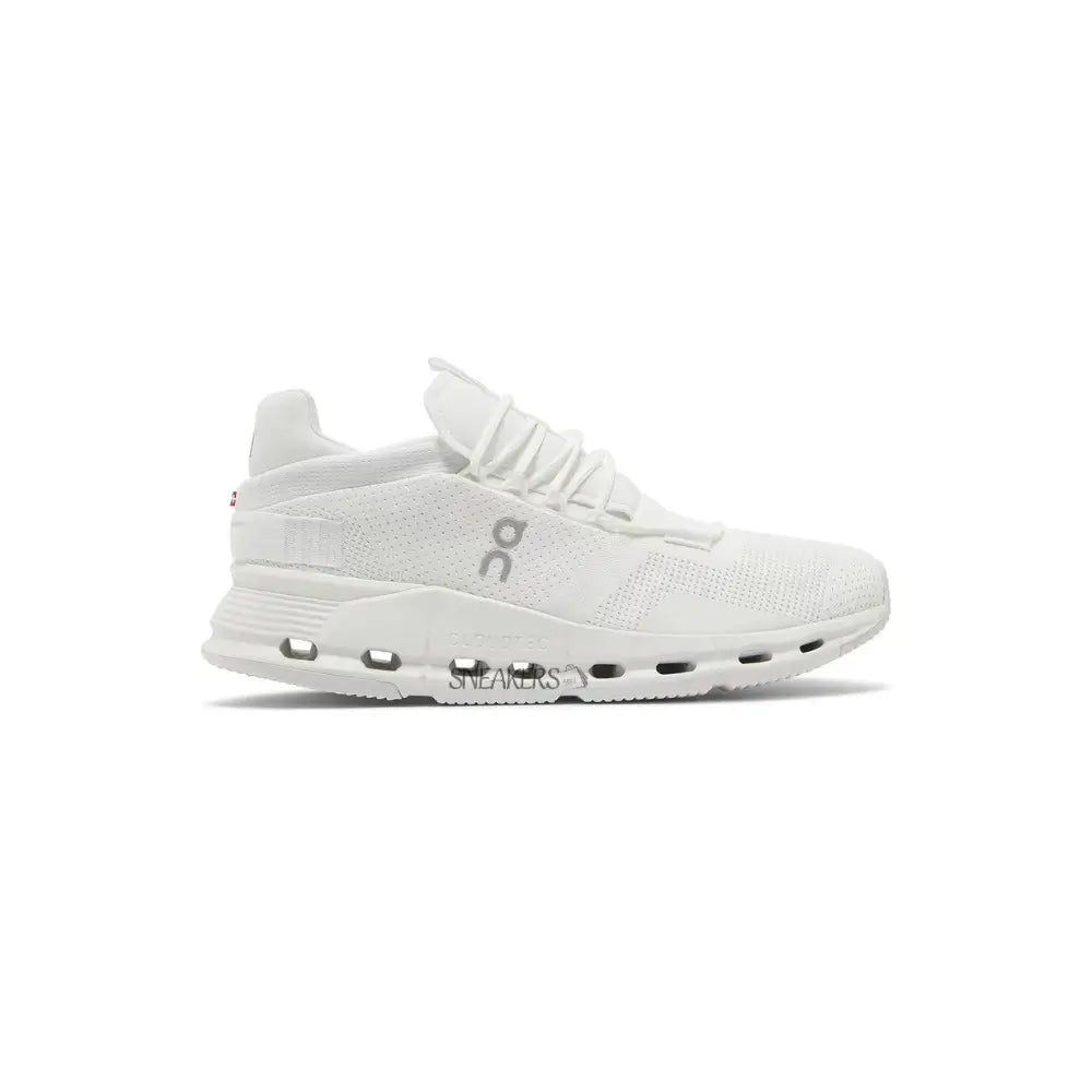On Cloudnova All White Sneakers