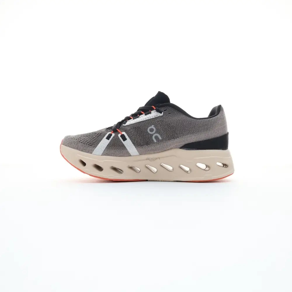 On Cloud eclipse running shoe brown beige and orange unisex