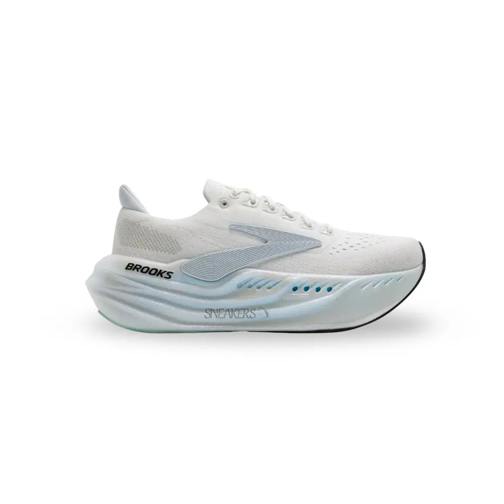 Brooks Glycerin Max White Sky Blue Tuned Cushion