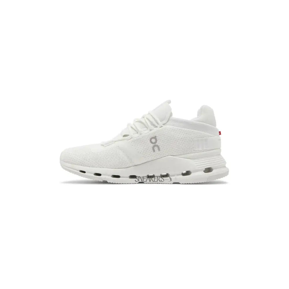 On Cloudnova All White Sneakers