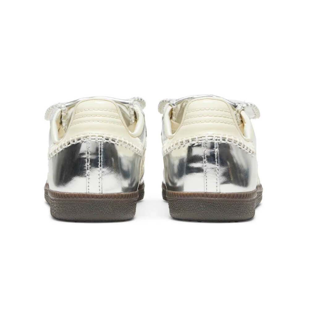 Adidas Samba OG Metallic Silver Cream Gum Tongue Cover