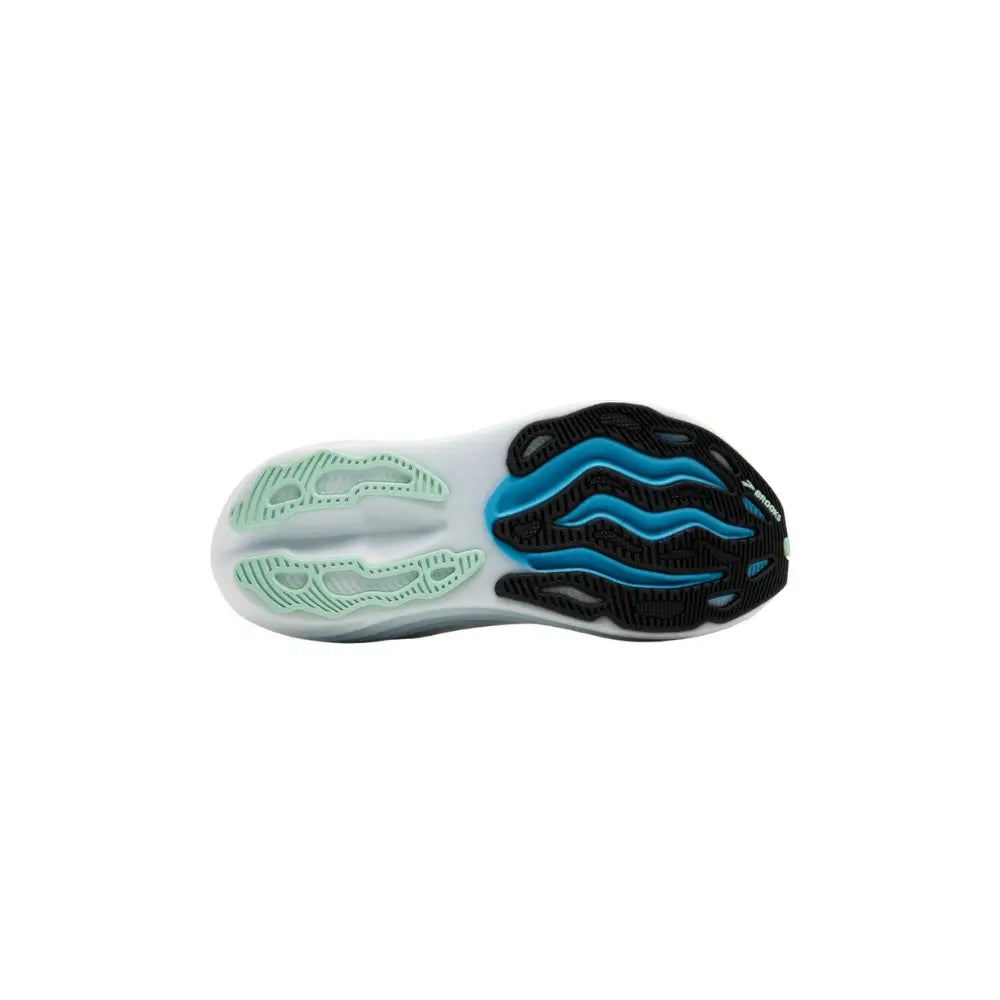 Brooks Glycerin Max White Sky Blue Tuned Cushion