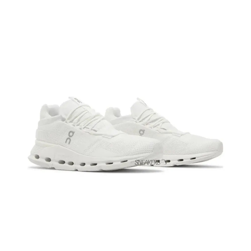 On Cloudnova All White Sneakers