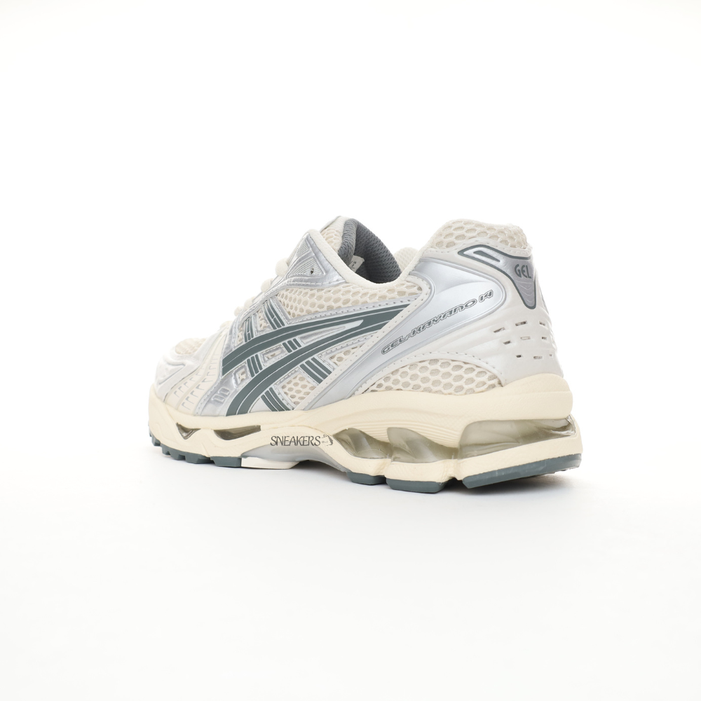 ASICS GEL-Kayano 14 White Cream Silver Grey