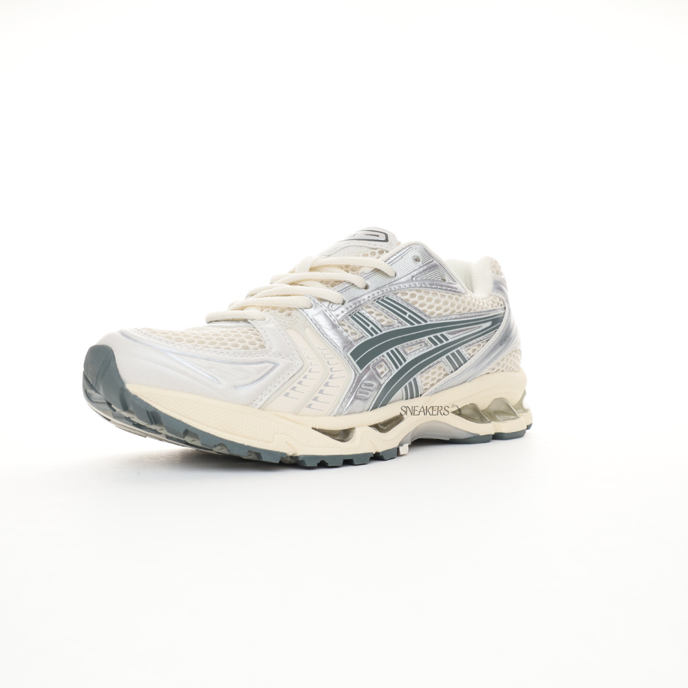 ASICS GEL-Kayano 14 White Cream Silver Grey