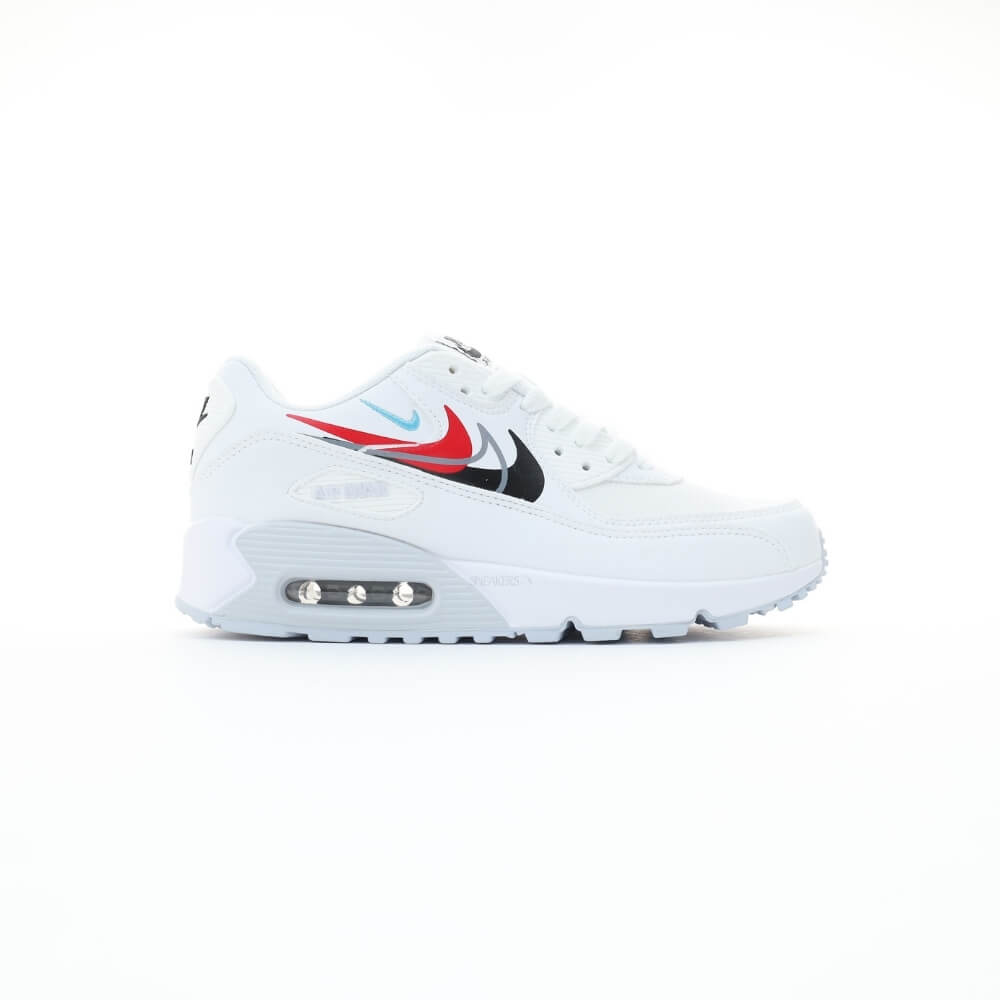 Nike Air Max 90 White Multi Swoosh