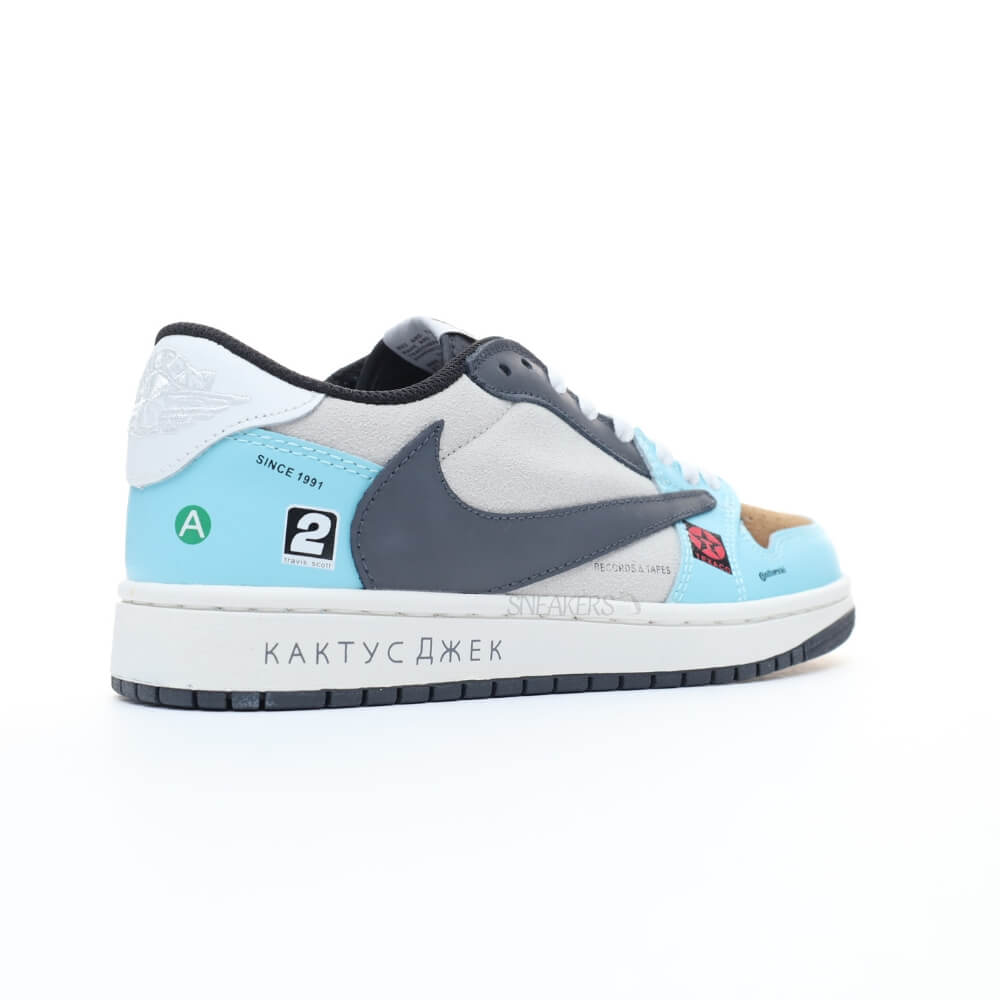 Nike Air Jordan 1 Low x Travis Scott Cactus Jack Blue