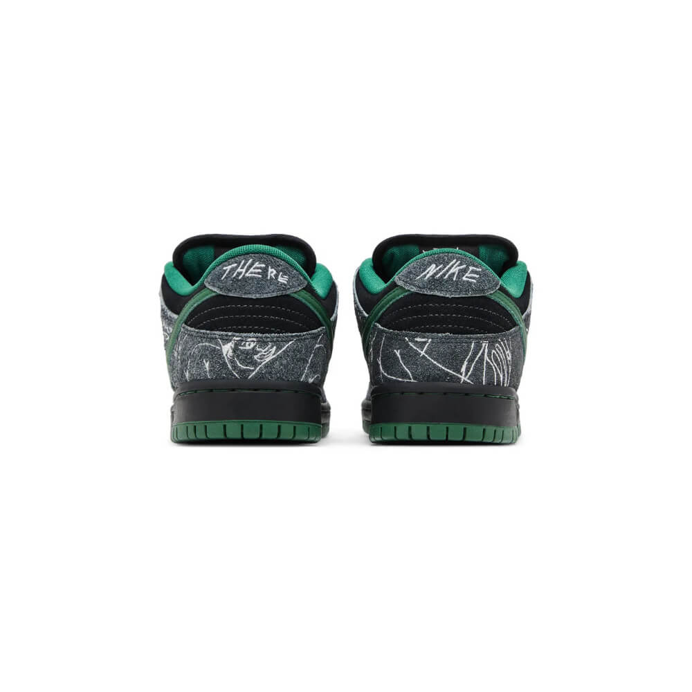 Nike SB Dunk Low There Skate Shoes Black Green