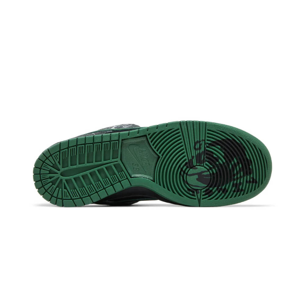 Nike SB Dunk Low There Skate Shoes Black Green
