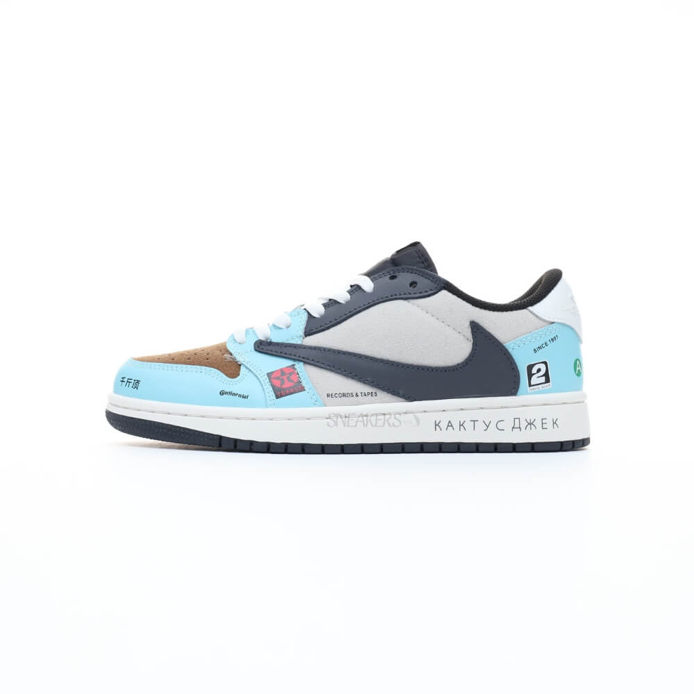 Nike Air Jordan 1 Low x Travis Scott Cactus Jack Blue