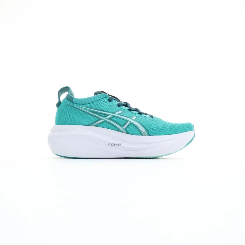 Asics Gel-Nimbus 27 running shoe turquoise edition unisex