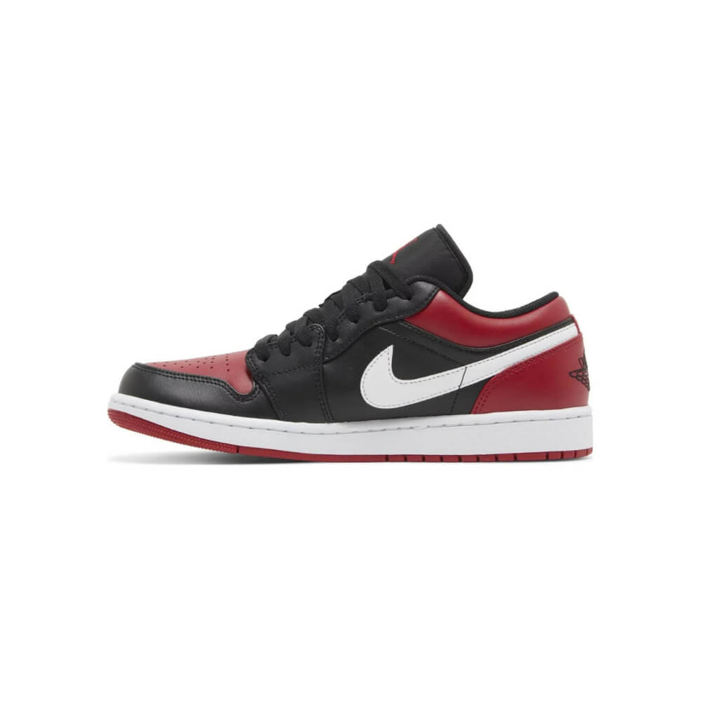 Air Jordan 1 Low Bred Black Red White
