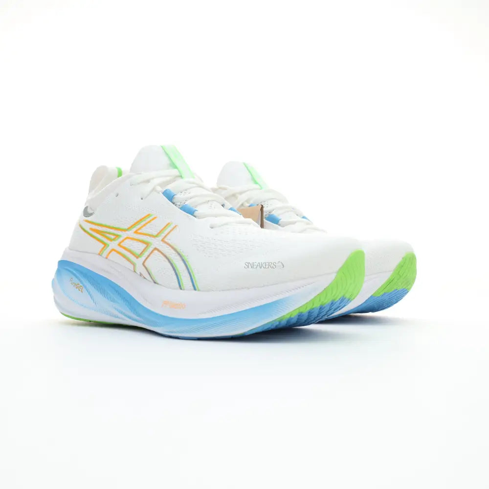 ASICS GEL Nimbus 26 White/Blue Sneakers