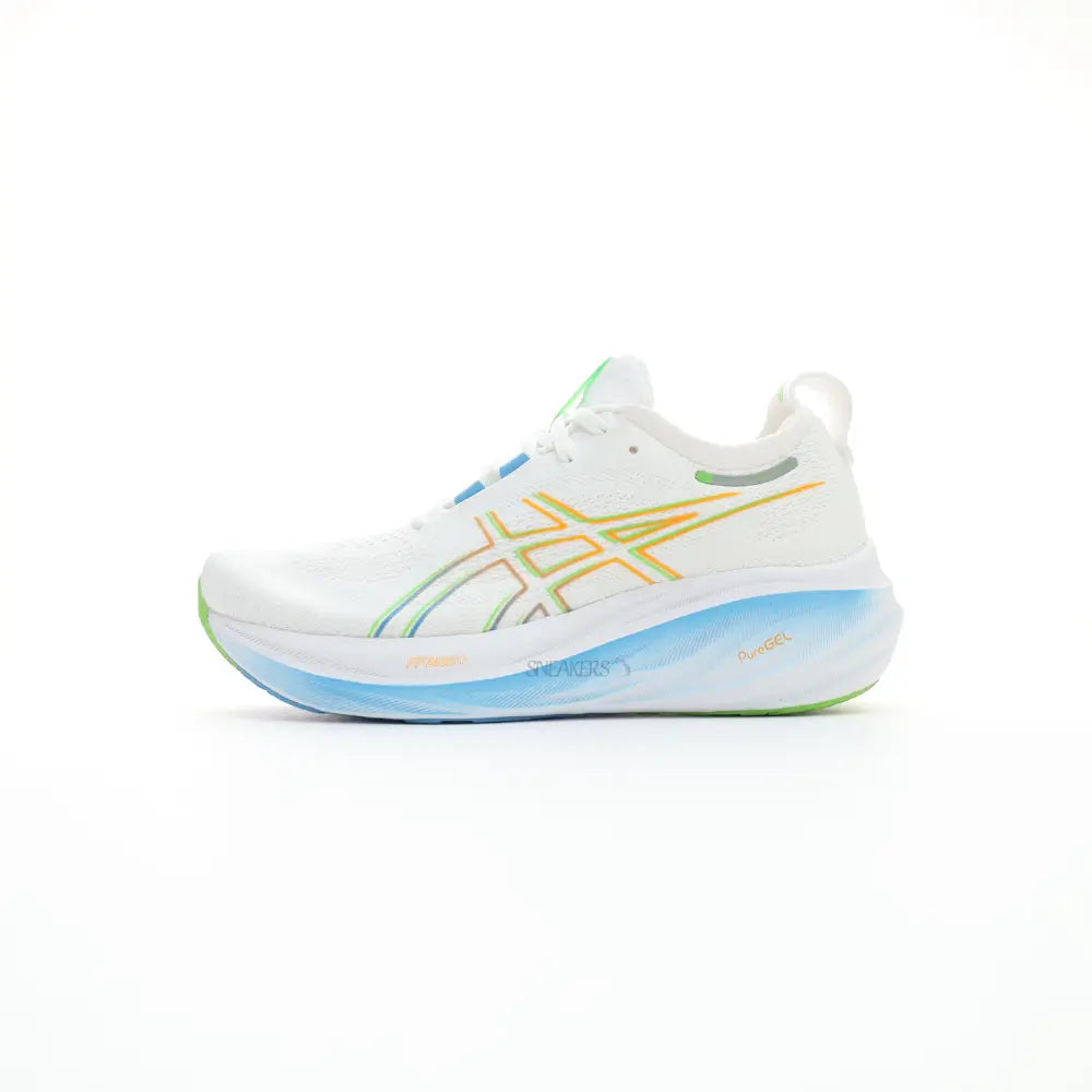 ASICS GEL Nimbus 26 White/Blue Sneakers