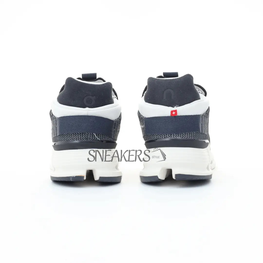 On Cloudnova Black White Sneakers