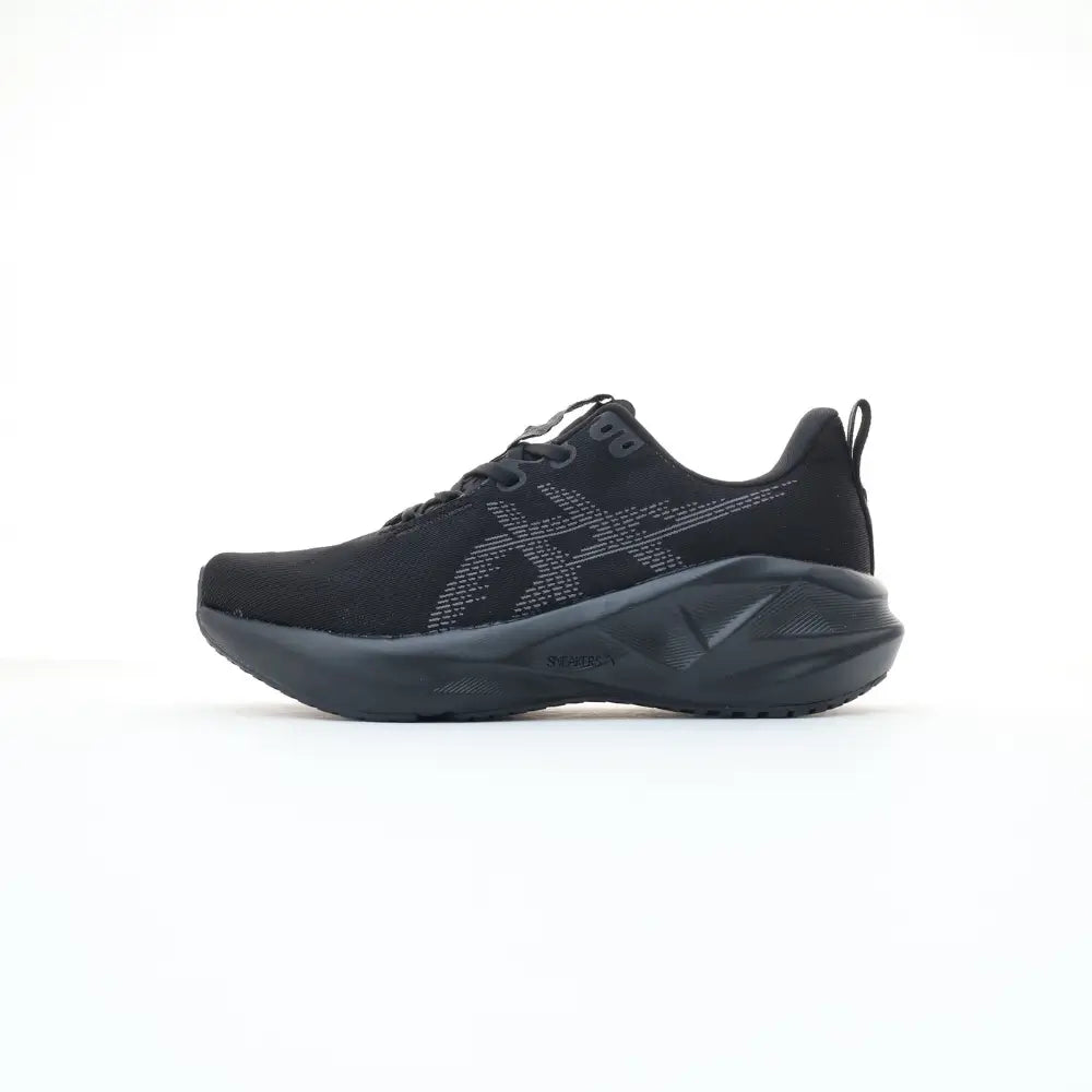 Asics Novablast 5 running shoe unisex  black grey