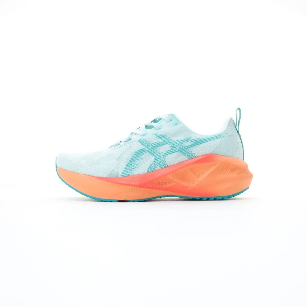 Asics Novablast 5 running shoe unisex blue orange