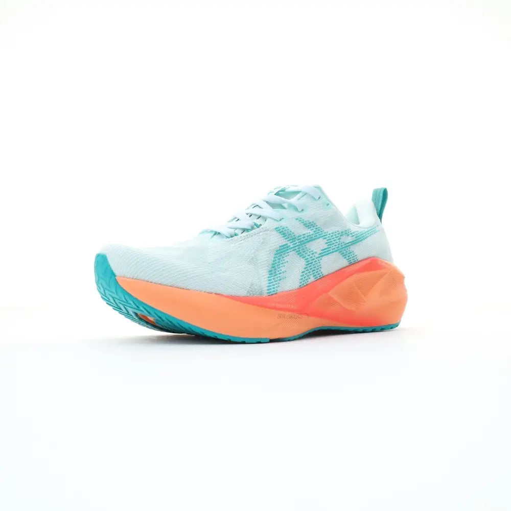 Asics Novablast 5 running shoe unisex blue orange