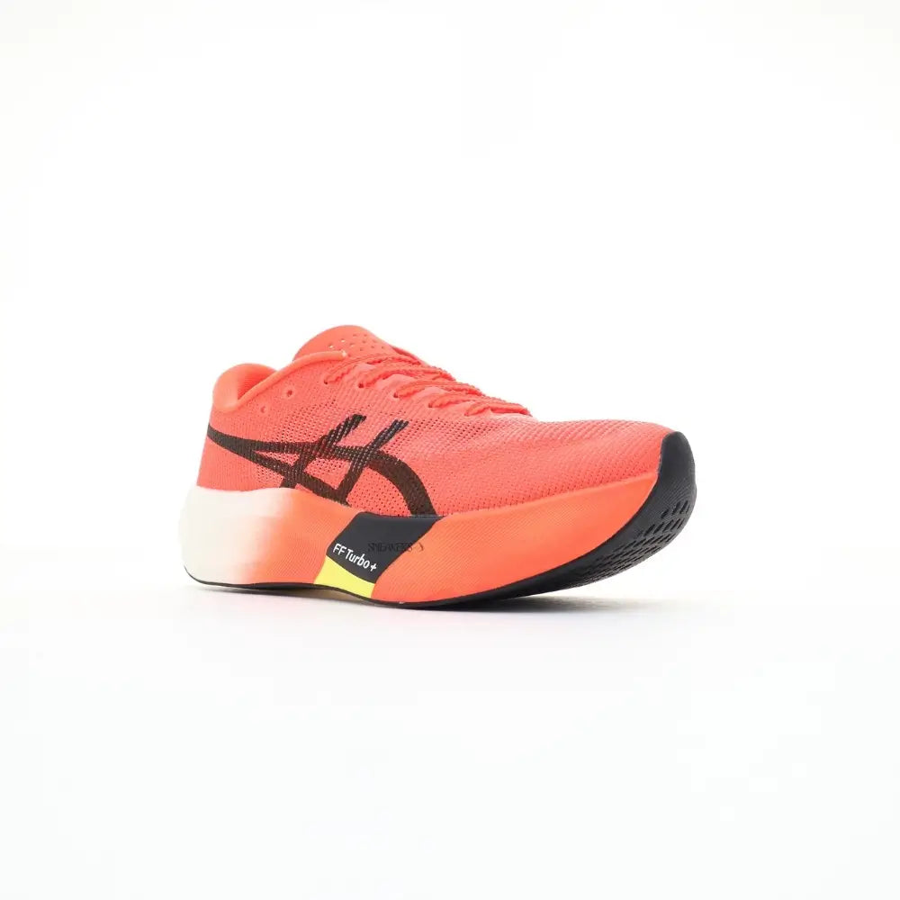 Asics Metaspeed Edge+ running shoe edition coral black yellow