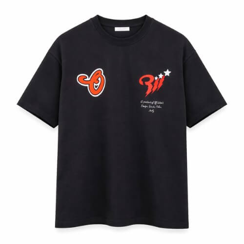 Off-White Oversized Graphic T-Shirt Black