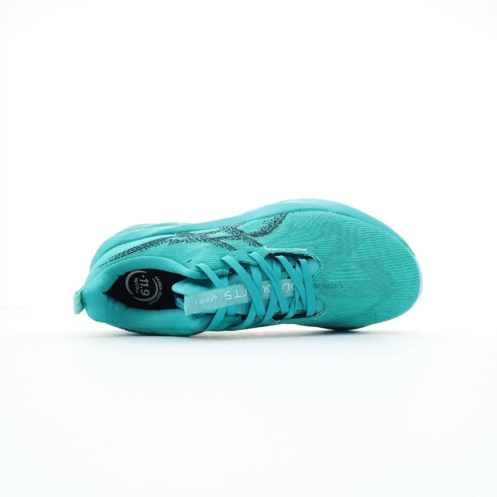 Asics Novablast 5 running shoe unisex green