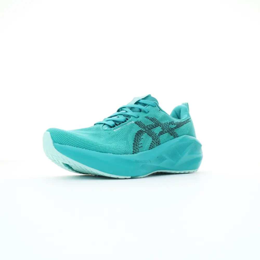 Asics Novablast 5 running shoe unisex green