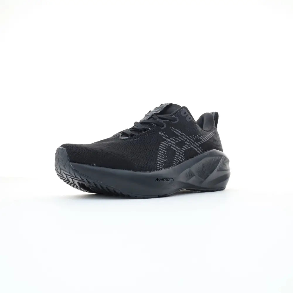Asics Novablast 5 running shoe unisex black grey