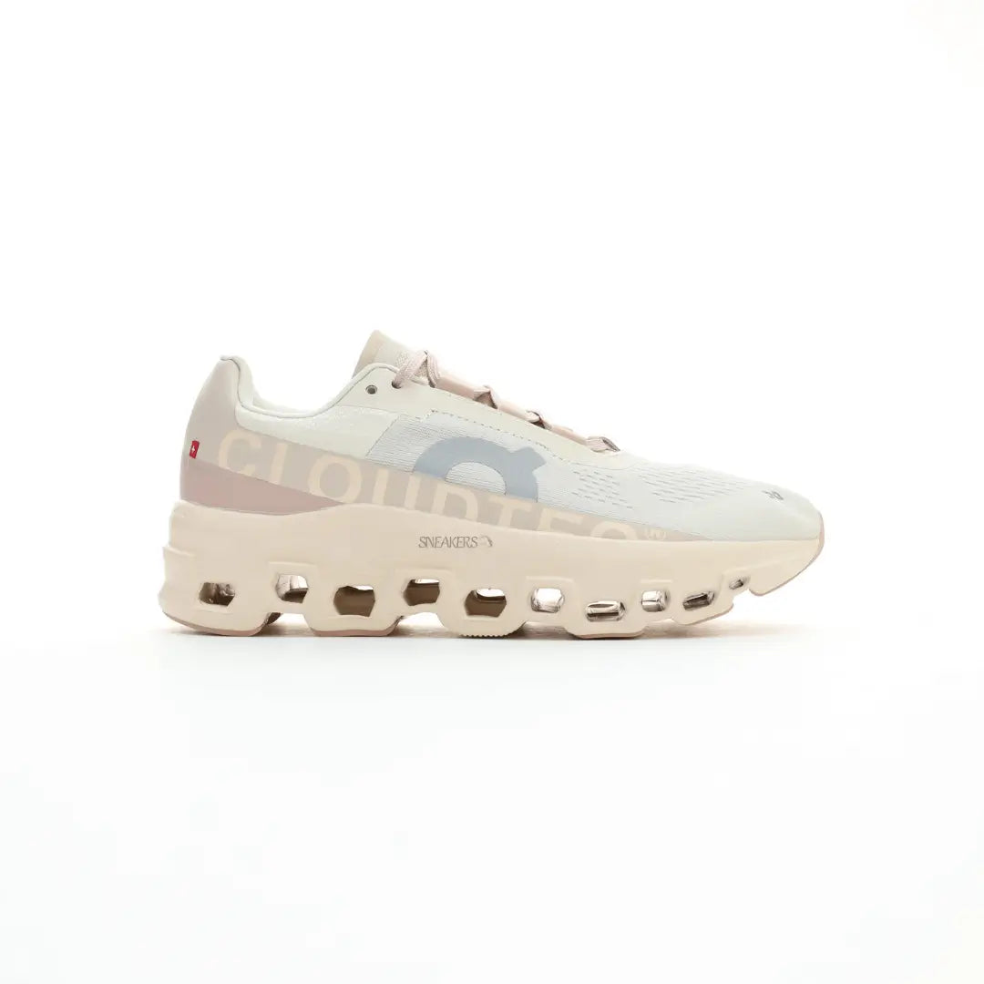 ON Cloudmonster Beige Sneakers