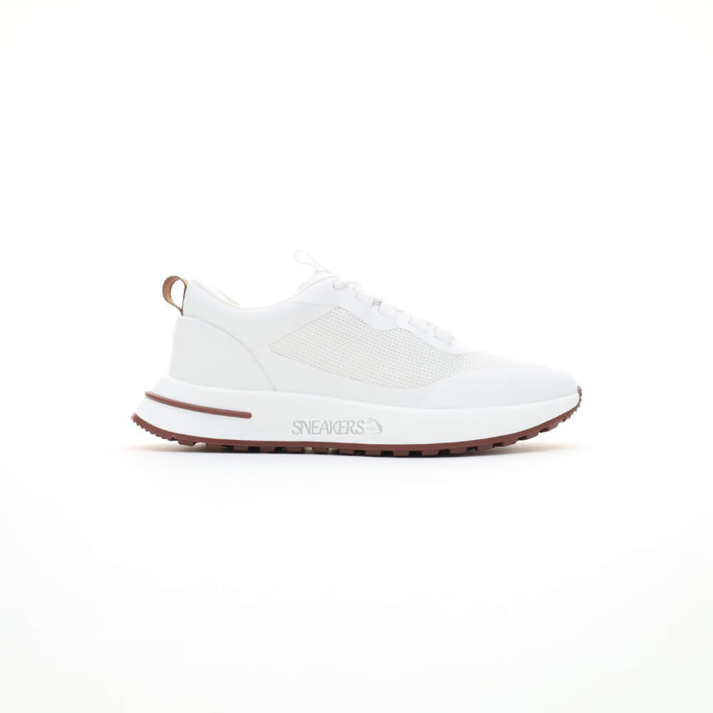 Loro Piana Week End Walk Sneaker White Brown