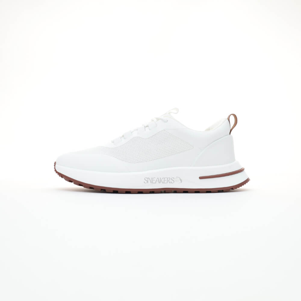 Loro Piana Week End Walk Sneaker White Brown