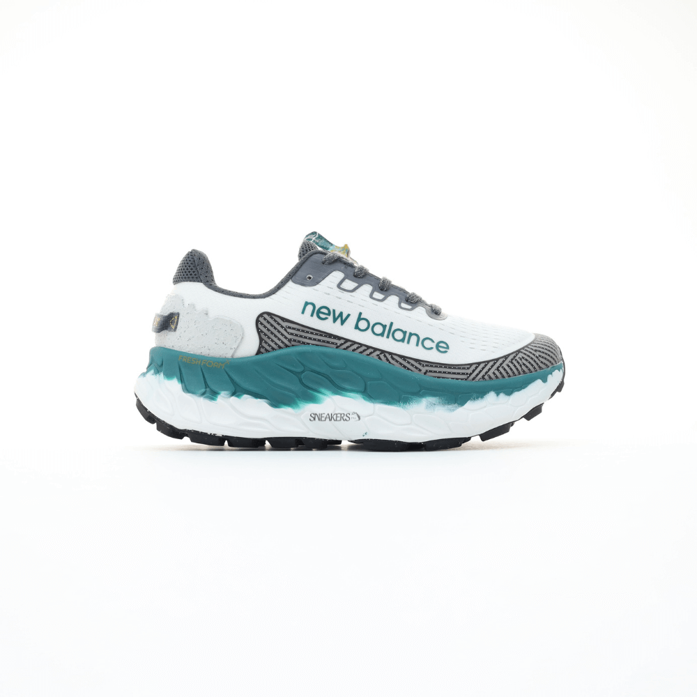 New Balance Fresh Foam X More Trail White Teal Green