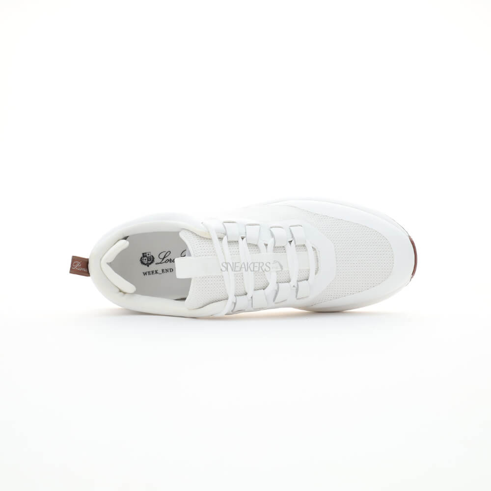 Loro Piana Week End Walk Sneaker White Brown