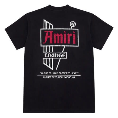 Amiri Core Logo Graphic Cotton T-Shirt Black