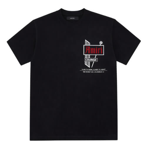 Amiri Core Logo Graphic Cotton T-Shirt Black