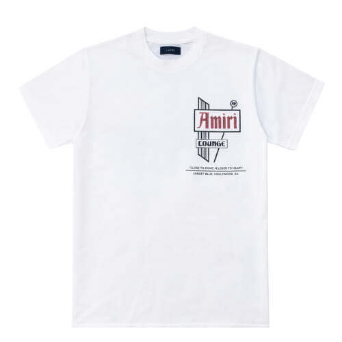 Amiri Core Logo Graphic Cotton T-Shirt White