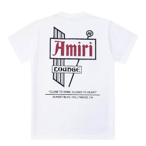 Amiri Core Logo Graphic Cotton T-Shirt White