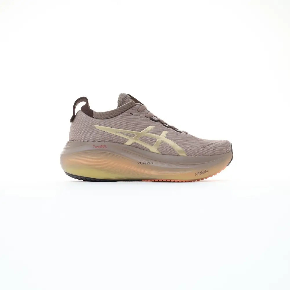 Asics Gel-Nimbus 27 running shoe unisex earthy brown