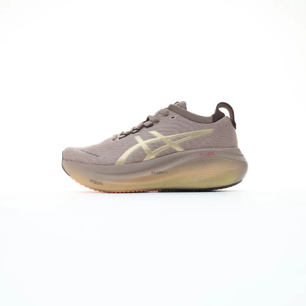 Asics Gel-Nimbus 27 running shoe unisex earthy brown