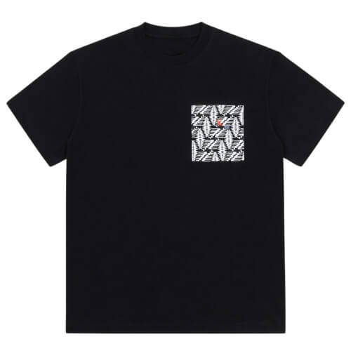 Louis Vuitton Gradient Logo Cotton T-Shirt Black