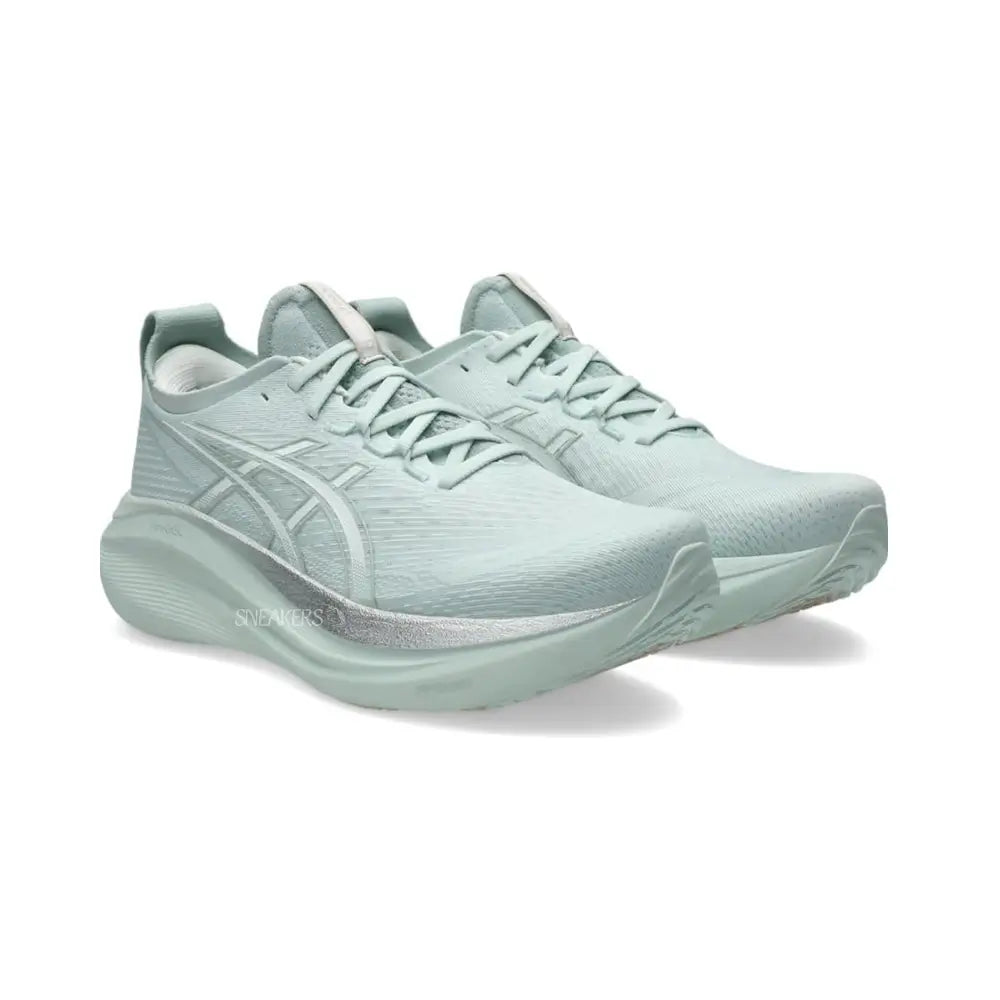 Asics Gel-Nimbus 27 running shoe light blue unisex
