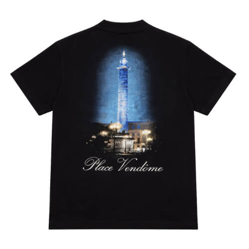 Balenciaga x Vogue Logo Cotton T-Shirt Black