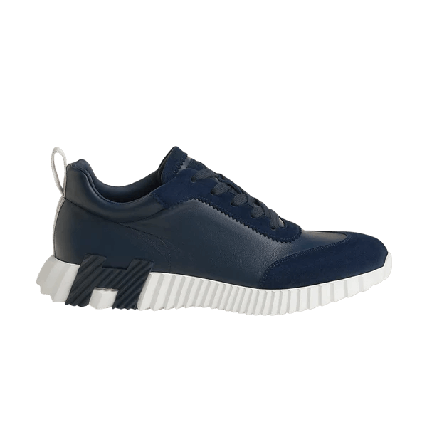 Hermès Trail Leather Sneakers Navy Blue