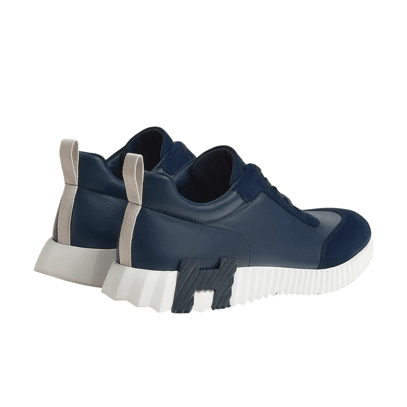 Hermès Trail Leather Sneakers Navy Blue
